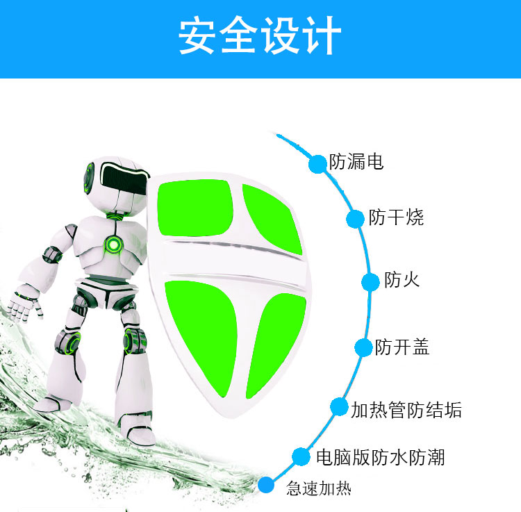 兩龍頭30L步進式開水器