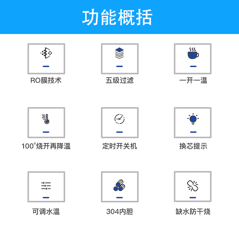 兩龍頭30L步進式純水開水器